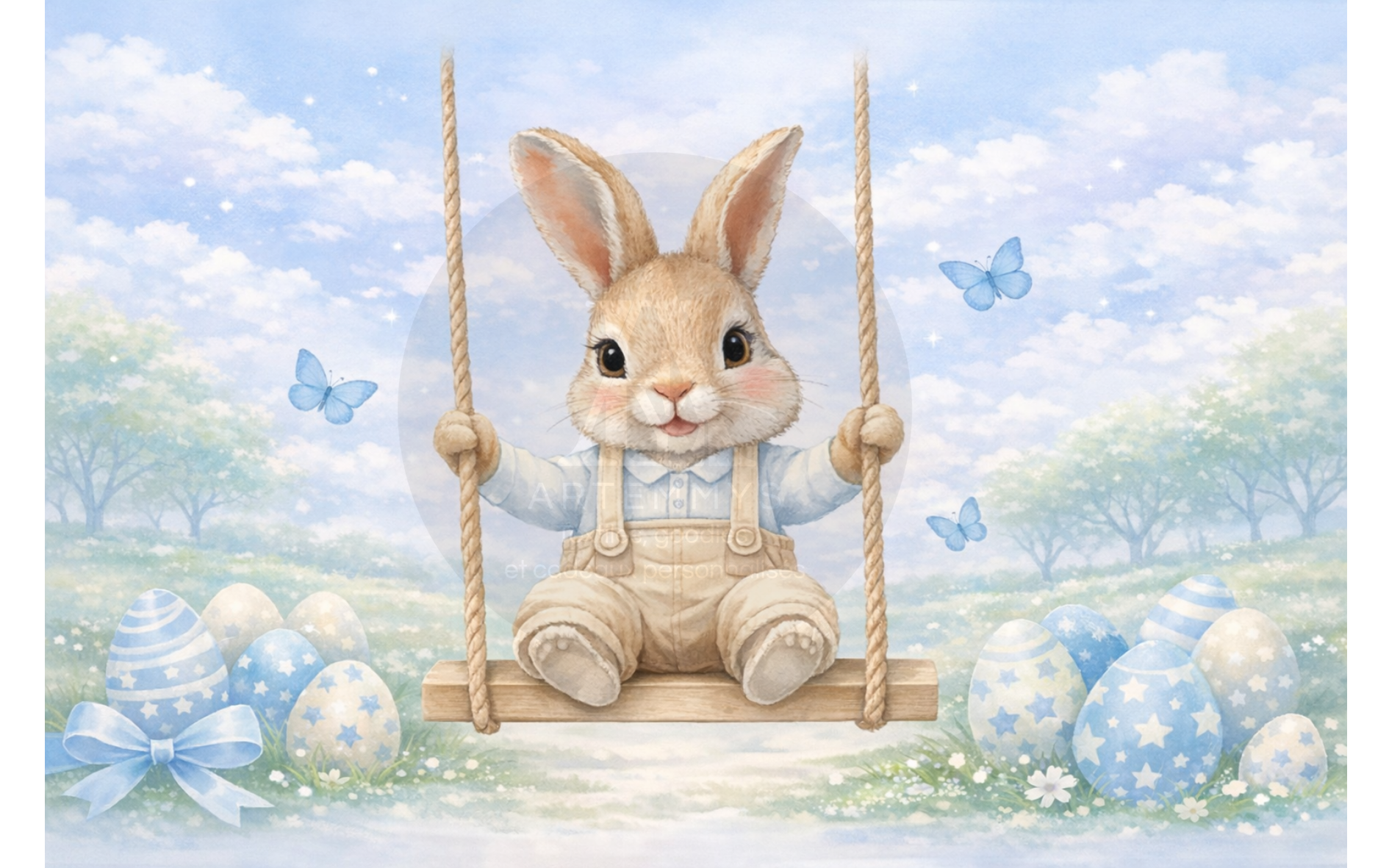 🐰 Kit de Pâques – Mug Lapin & Douces Surprises Personnalisées