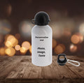 🌡️ Gourde Isotherme Personnalisable – 400 ml ou 600 ml avec 2 Bouchons 🌡️