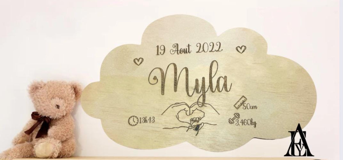 Plaque murale NUAGE